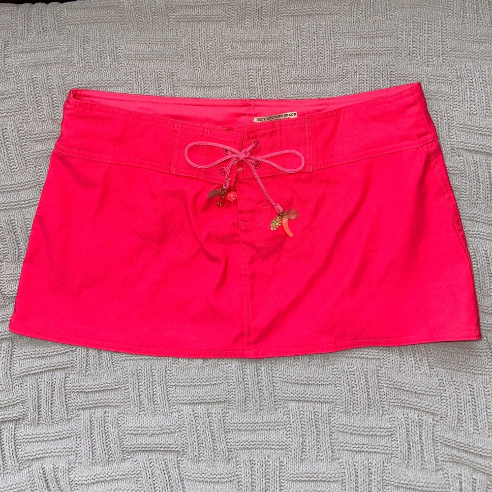 Juicy Couture Beach 🩷Surf Royalty🩷 - Swim Cover-Up Skirt - Size 6/M BarbiePink